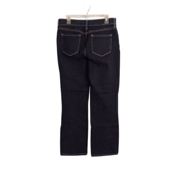 NYDJ Size 8 Jeans Womens Dark Wash Straight Leg USA Lift Tuck Stretch - Picture 8 of 12